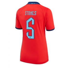 England John Stones #5 Borta Kläder Dam VM 2022 Kortärmad